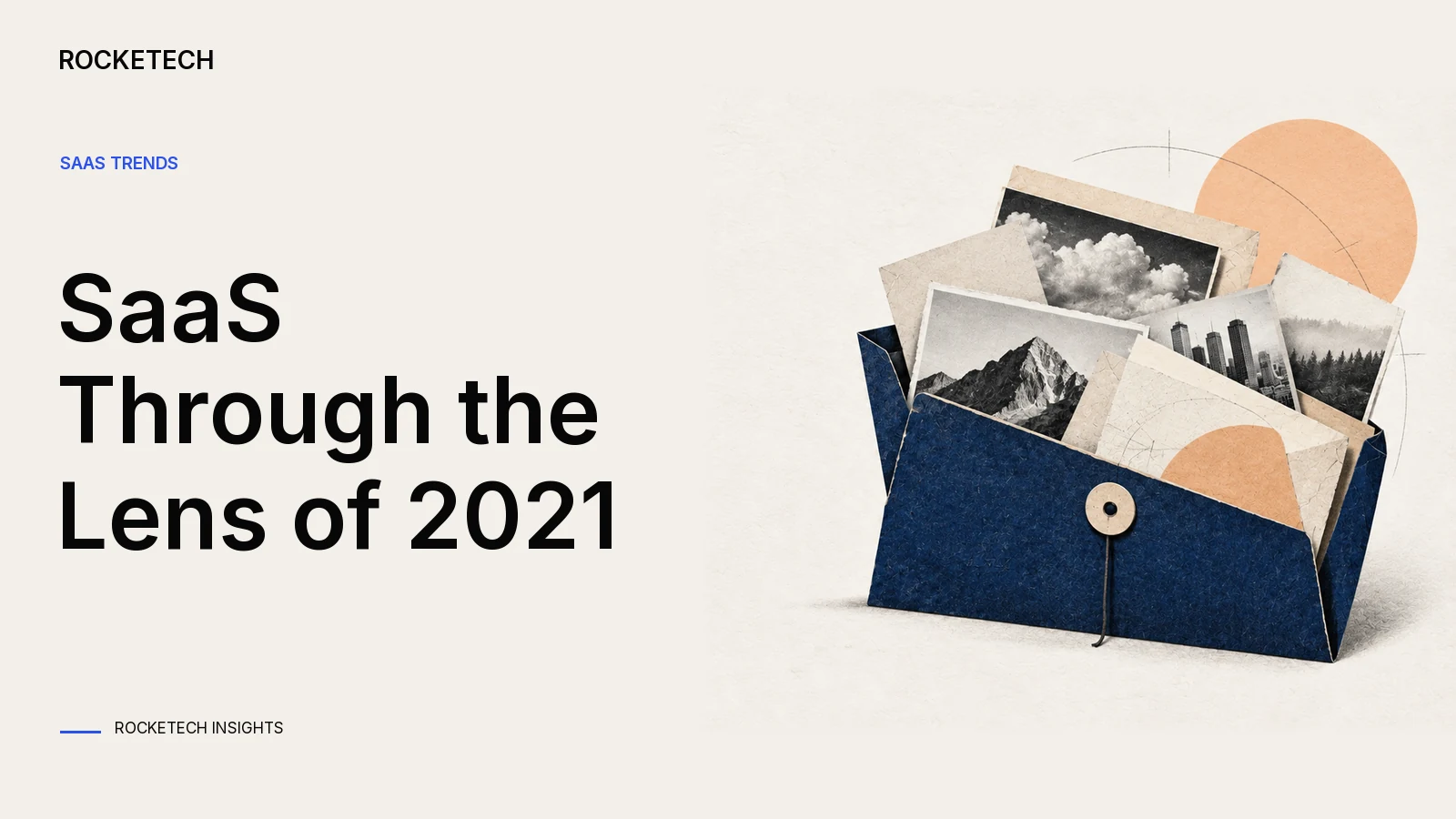 A subscription folio fans into service envelopes held open by an archival tab.