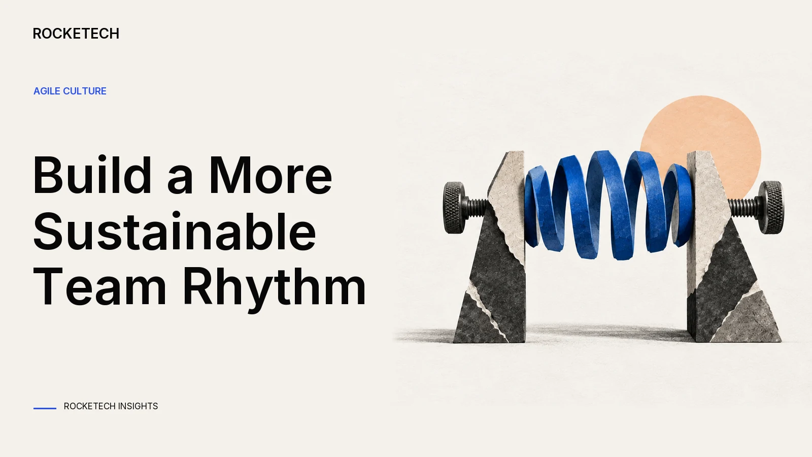 A paper spring rests at moderate tension in an adjustable brace, with space between its coils.