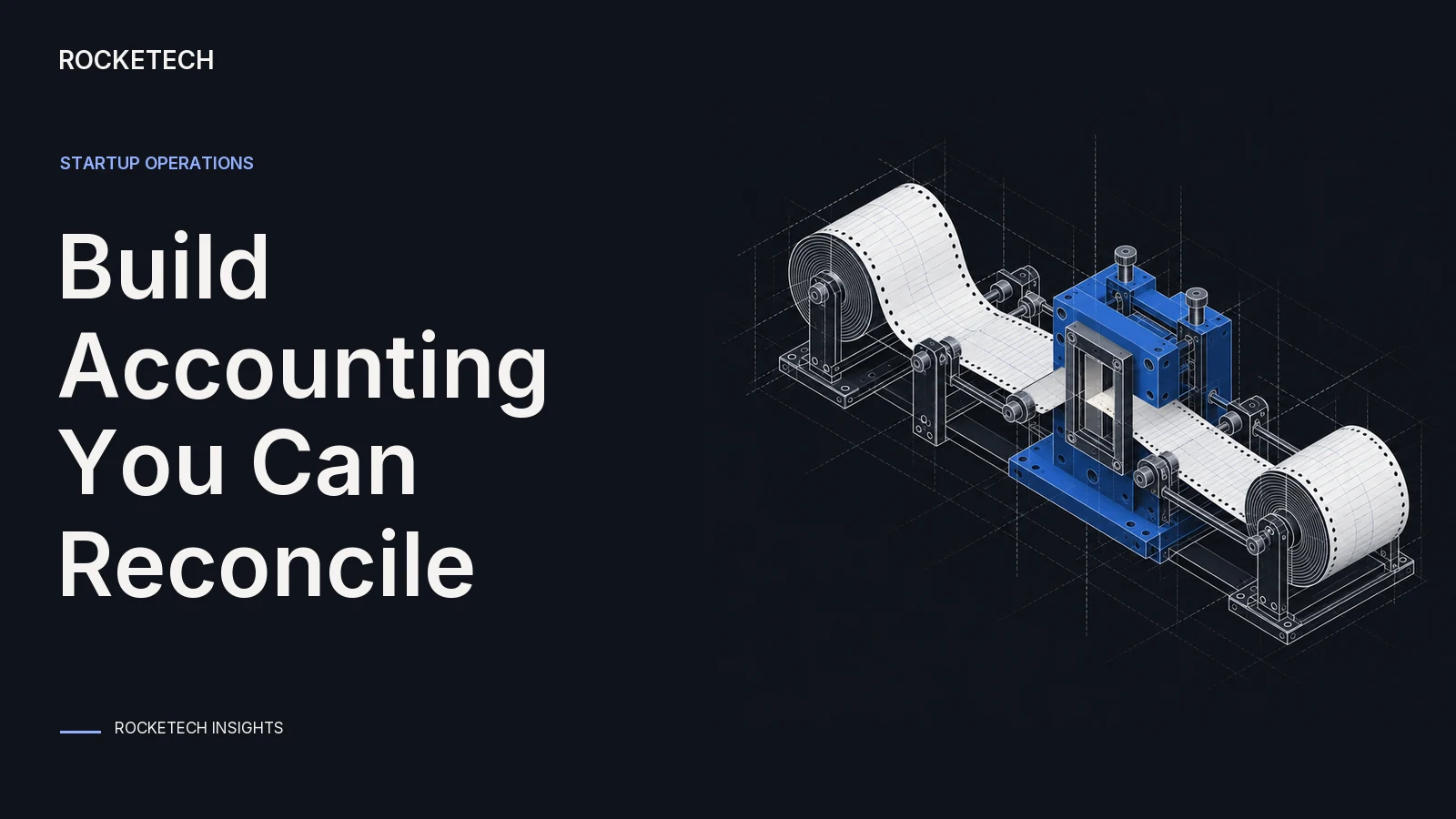Two paper bands meet at a reconciliation aperture inside a technical ledger mechanism.